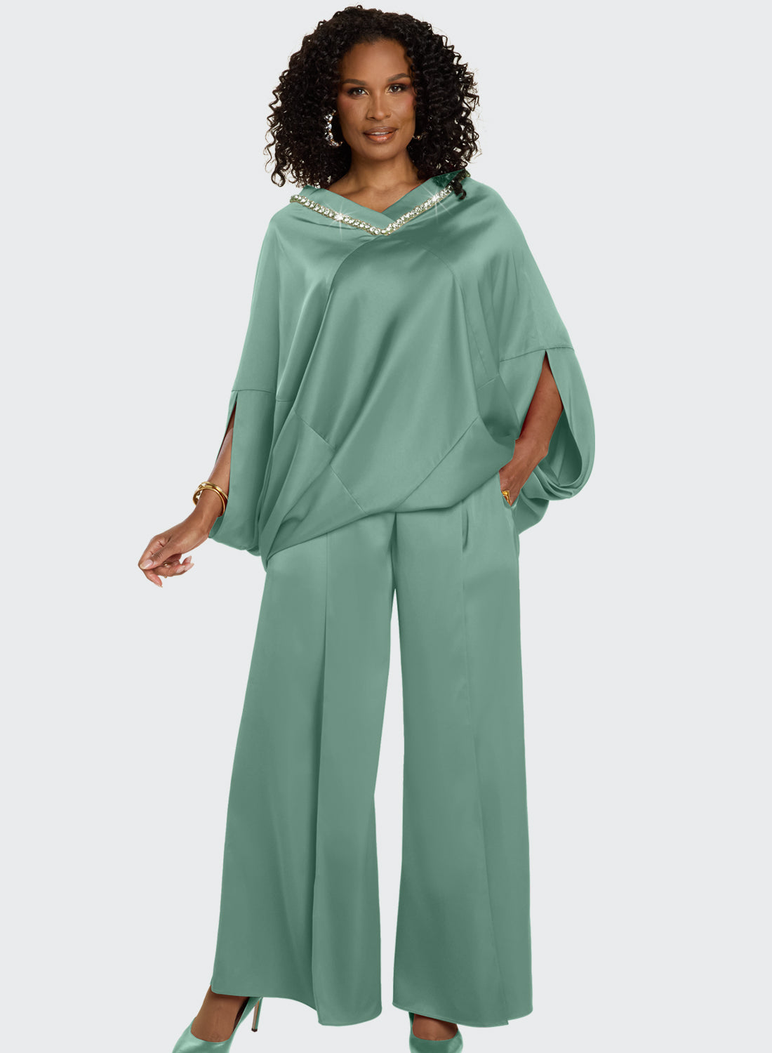 Donna Vinci, Style 12244 - 2pc. Jacket & Pant Set