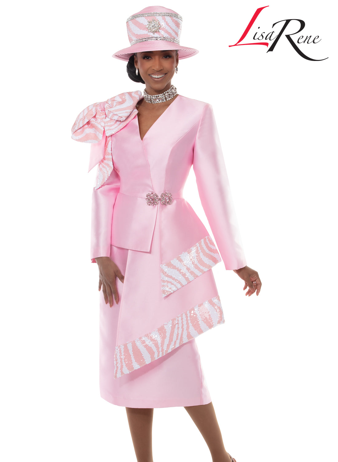 Lisa Rene', Style 3382 - 2pc. Jacket & Skirt Set