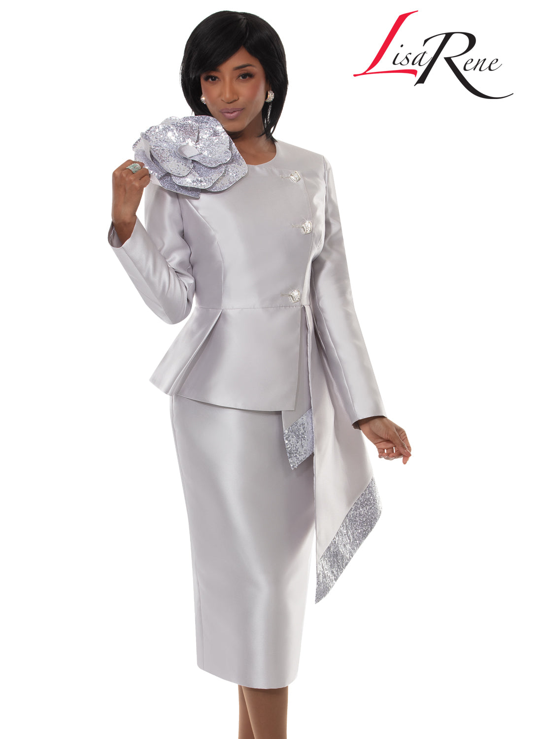 Lisa Rene', Style 66972 - 2pc. Jacket & Skirt Set